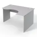 Стол эргономичный офисный СЭ-14 (правосторонний), Серый. Производитель товара - компания Westcom.