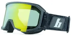 Горнолыжная маска Brenda ASPEN carbon-yellow mirror
