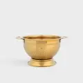 Дуршлаг, 22 см, с двумя ручками, сталь, золотистый, Classic gold