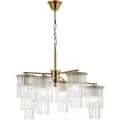 SLE1122-303-06 Светильник подвесной Латунь/Прозрачный E14 6*40W