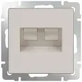 Розетка Werkel WL03-RJ45+RJ45