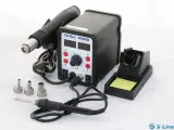 Цифровая паяльная станция yihua станция с термофеном и паяльником YH 898BD YIHUA