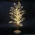 Светодиодное дерево «Декор» 80 см, шампань, теплый свет, металл, пластик