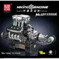 Конструктор MOLD KING 10206 спортивный автомобиль с двигателем V8, пластик, 737 элементов