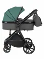 Коляска-трансформер 3 в 1 для новорожденных Jovola Folk W, всесезонная с утепленным вкладышем, зеленый