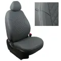 Комплект авточехлов Автопилот Toyota Rav-4 (XA50) c 18г. Экокожа ромб (Серый + Серый)