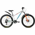 Велосипед горный HORH ROHAN RHD 26 (2024), хардтейл, детский, алюминий, Grey-Blue-Orange, рама 13,5, рост 150-160