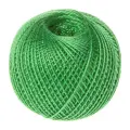 Пряжа для вязания ПНК им. Кирова Ирис 25 гр 3906 зелёный 10 шт 25 гр/150 м 100% мерсеризованный хлопок