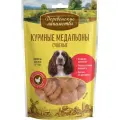 Лакомство для взрослых собак всех пород Деревенские лакомства Куриные медальоны, 90 гр. х10 шт.