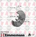 ZIMMERMANN 250.1770.00 барабан торм FRD FIESTA V/FUSION 1.25-1.6/1.4TDCI-1.6TDCI 01- 203Х44.50