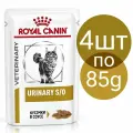 Корм для кошек Royal Canin URINARY S/O Кусочки в соусе (85г по 4шт)