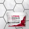 Эпоксидная затирка LITOKOL EpoxyElite Е.17 Серый сланец, 1 кг