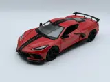 CHEVROLET Corvette Stingray Coupe High Wing (2020), Red, масштаб 1:24, модель коллекционная
