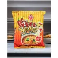 Лапша быстрого приготовления Оттоги рамён со вкусом сыра Spicy 111 г, Южная Корея