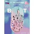 WLMOUSE Beast X Max, игровая мышь, беспроводная, PAW 3950 HS, omron opticals, Blue-pink