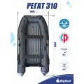 Надувная, под мотор, килевая лодка из ПВХ для рыбалки Regat (Регат)310 НДНД