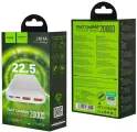 Внешний АКБ HOCO J101A Astute 20000mAh, 2xUSB, 1xUSB-C, 3А, QC3.0, PD20W, 22,5W, Li-Pol (белый), шт J101A