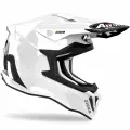 Шлем для мотокросса Airoh Strycker Color White Gloss, размер XL белый черный