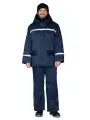 Костюм рабочий мужской утепленный Курс П т. синий зима т. синий 120-124 / 170-176 80%п/э, 20%х/б. спецодежда