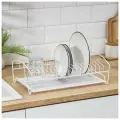 Сушилка для посуды с поддоном, 39?25?12 см, цвет белый
