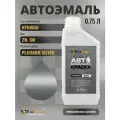 Краска для HYUNDAI, код 2W, 6M, PLATINUM SILVER, автомобильная эмаль базовая под лак FixPaint Basic в канистре, 0,75 л