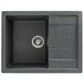 Мойка для кухни Gerhans B22-24 графит (темно-серая) 650х500мм (Беларусь)