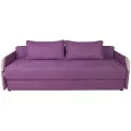 Диван еврокнижка «Компакт Плюс», фиолетовый, 203*82*50 см, с подлокотниками для гостиной