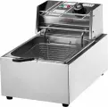 Фритюрница электрическая AIRHOT EEF-6; 2,3 кВт, корпус и ванна из нержав. стали, размер ванны: GN 1/2 глубиной 150 мм