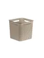 Корзина для хранения BRISEN 18л квадратная капучино 10240