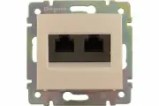 Legrand Valena Крем Розетка комп(RJ45) 2-ая 5 кат. крепление винт с лапками 774131