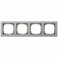Рамка 4-х позиционная из нержавеющей стали 021433 – Gira – 4010337019824