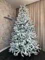 Искусственная елка Скандинавская, литая хвоя, заснеженная, 150 см