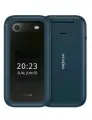 Телефон кнопочный Nokia 2660 Flip, раскладушка, 2 экрана, Bluetooth, IP54, синий