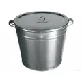 Бак 32 л, оцинкованная сталь, серый, крышка М