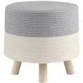 Пуф Bergenson Bjorn Devy, бежевый/серый