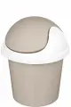 Контейнер для мусора Idiland Rambai круглый 7 л, бежевый