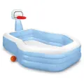 Детский бассейн Intex Shootin' Hoops 57183, 257х32 см, 257х188 см