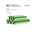 Комплект махровых полотенец Pragma Simso 50х90, 70х140 см, летний зелёный