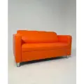 Диван офисный Baron, механизм Нераскладной, 140х70х73 см, оранжевый