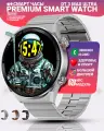 Умные смарт часы, DT3 MAX ULTRA DT №1, Premium smart watch, 3 ремешка, уведомления, NFC, серебристые