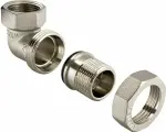 Сгон VALTEC, латунь, никелированный, с уплотнением, 1, 25мм