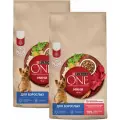 PURINA ONE ADULT для взрослых собак мелких и карликовых пород с говядиной и рисом 7 + 7 кг