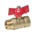 Кран шаровый  Оптима SOFMB муфтовый (ВР/НР), латунь     Ду 25 (1) муфтовый (ВР/НР)