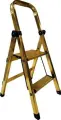 Стремянка алюминиевая LWI Комфорт 2 ступени, GOLD LWI-К02GOLD