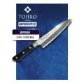 Нож кухонный поварской Tojiro FC-1662, шеф, 18 см, для рыбы, мяса, курицы и овощей, с больстером, Япония