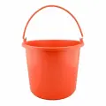 Ведро строительное ударопрочное с ручкой 12 литров, цвет красный