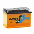 Аккумулятор FORSE EFB 74 Ач 750А О/П 574112051