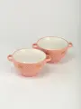 Бульонница 650мл Пастель розовый - 2 шт
