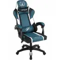 Кресло компьютерное игровое URZUS Raptor Green экокожа черный, белый, зеленый (UR-7351121)