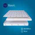 Матрас 80х185 беспружинный, средней жесткости, односпальный, в кровать, DreamSon Basic